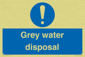 Grey water disposal